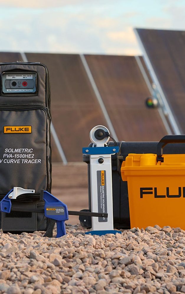 Fluke takes major step forward as a leader in solar solutions with the new Fluke Solmetric PVA-1500HE2 PV Analyzer