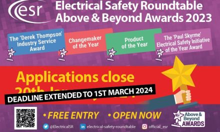 Electrical Safety Roundtable Above and Beyond Awards 2023 Open for Entries!